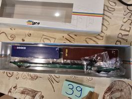 Igra 96010025 Containerwagen Sggnss Gold+GeSeaco