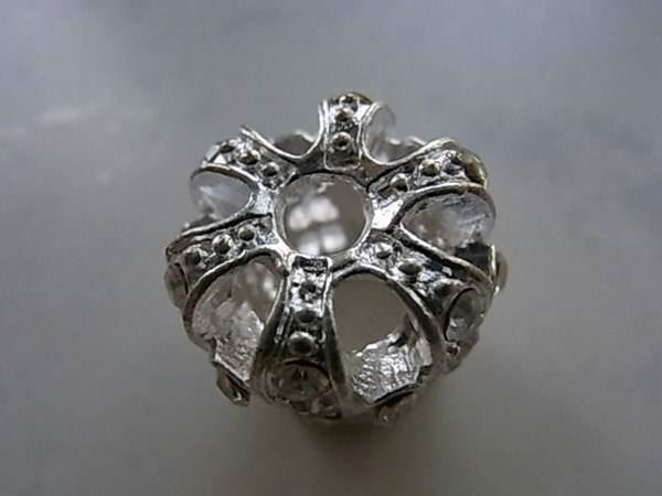 Anhänger: Anhänger Krone 3D mit Strass 17x17mm – Neu (gemäss Beschreibung) aus Alpnachstad von perlengaby 1