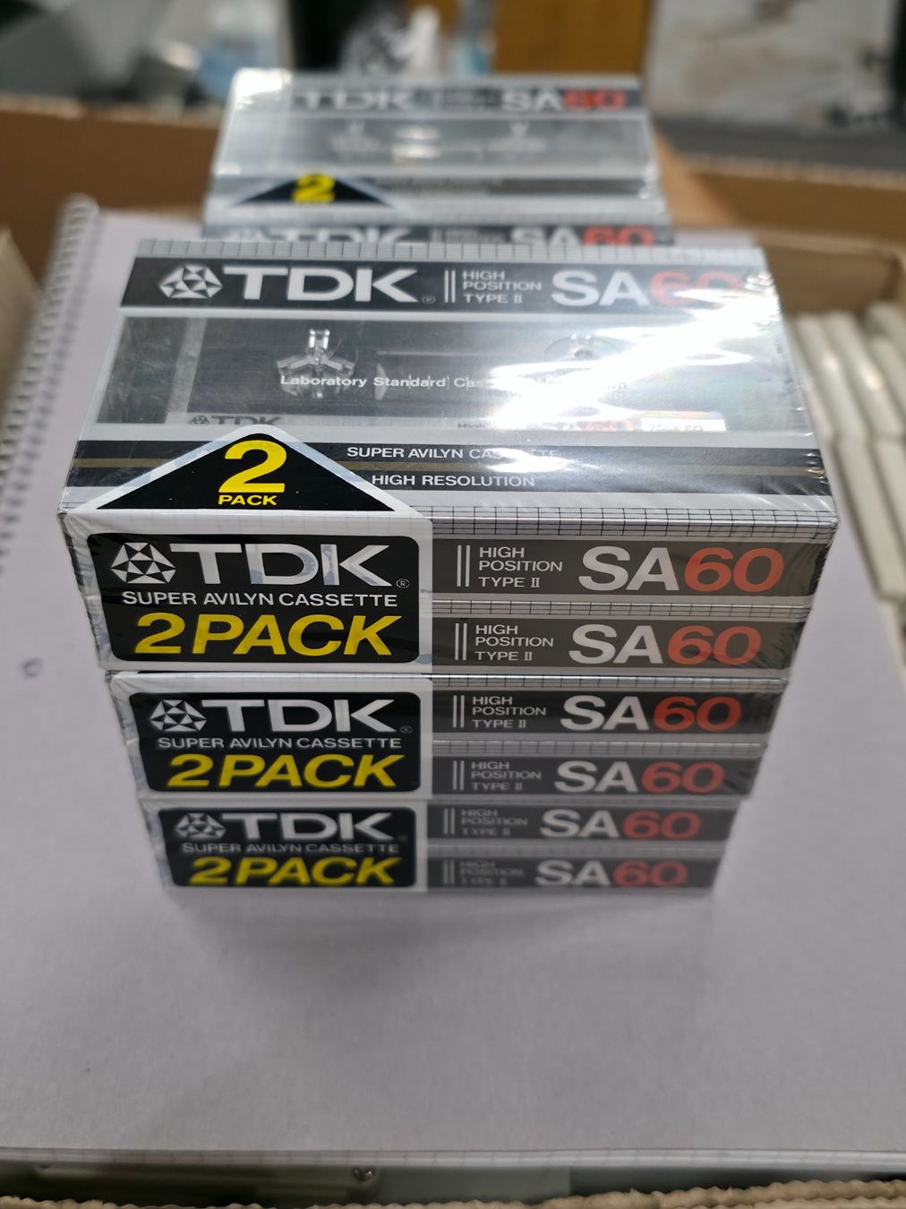 Musicassette: TDK SA60 High Position TYPE II - NOS - 2er Pack – Nuovo e nell'imballaggio originale da Dietlikon venduto da litisop 1
