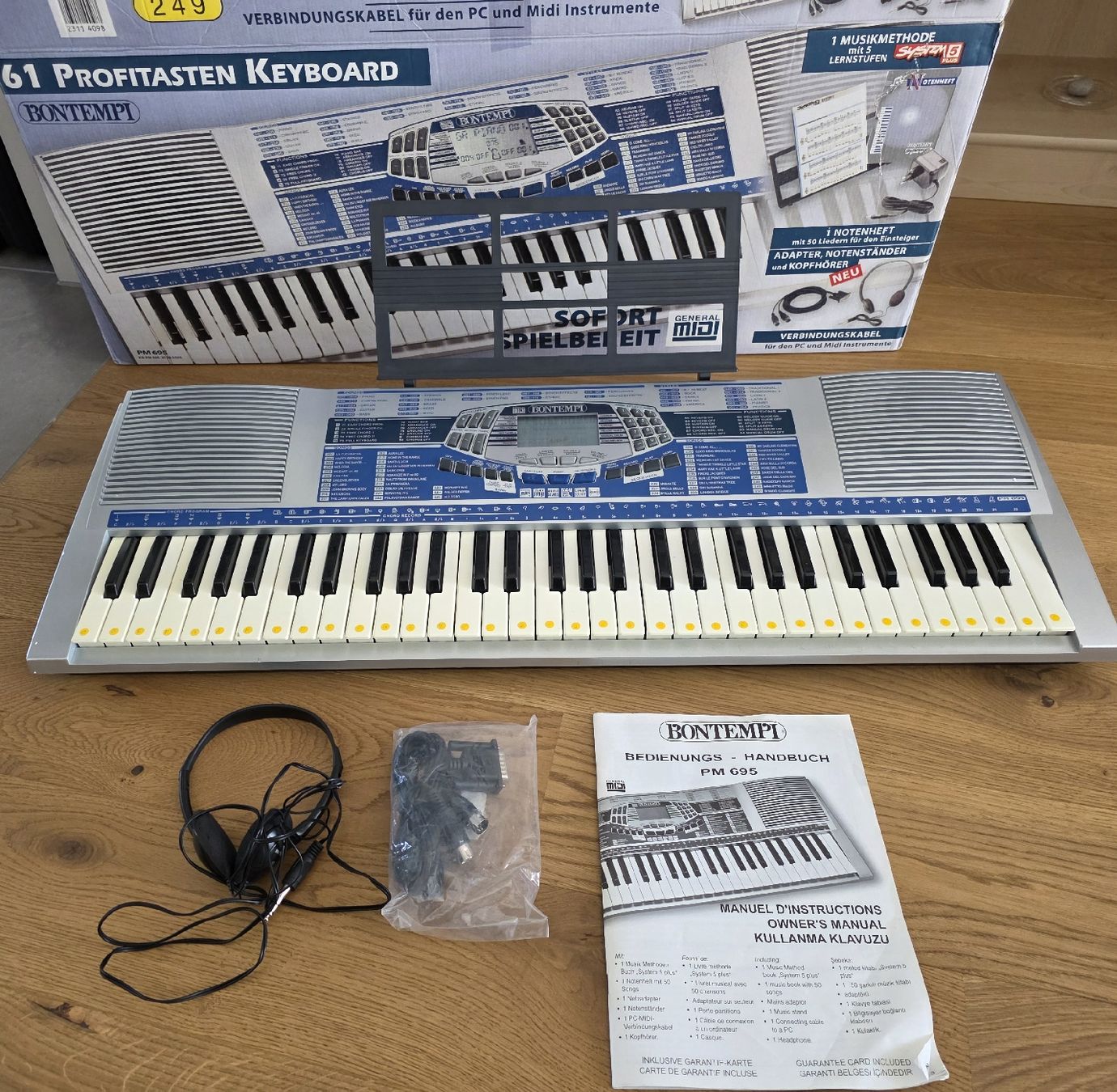 Bontempi Strumenti musicali: Bontempi Keyboard PM 695 – Usato da Kaisten venduto da M.R.Mahrer 2
