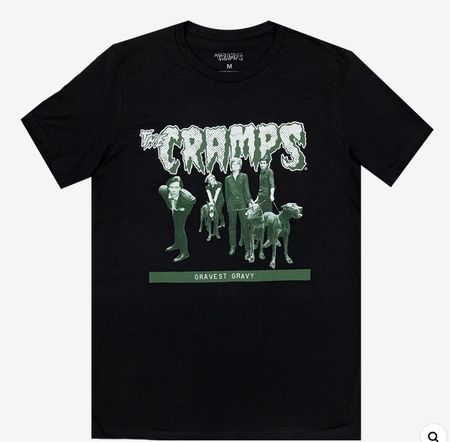 GRAVEST GRAVY - THE CRAMPS -T-SHIRT - SIZE LARGE - ORIGINAL