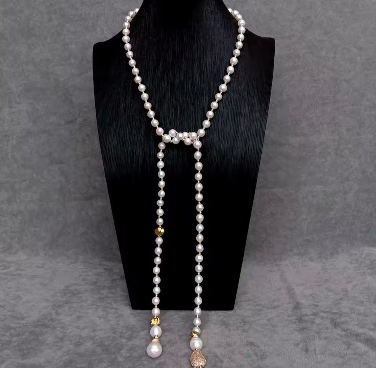 Ketten: Sautoir Collier perles keshi – Neu und originalverpackt aus St-Maurice von Sandrinette123 4