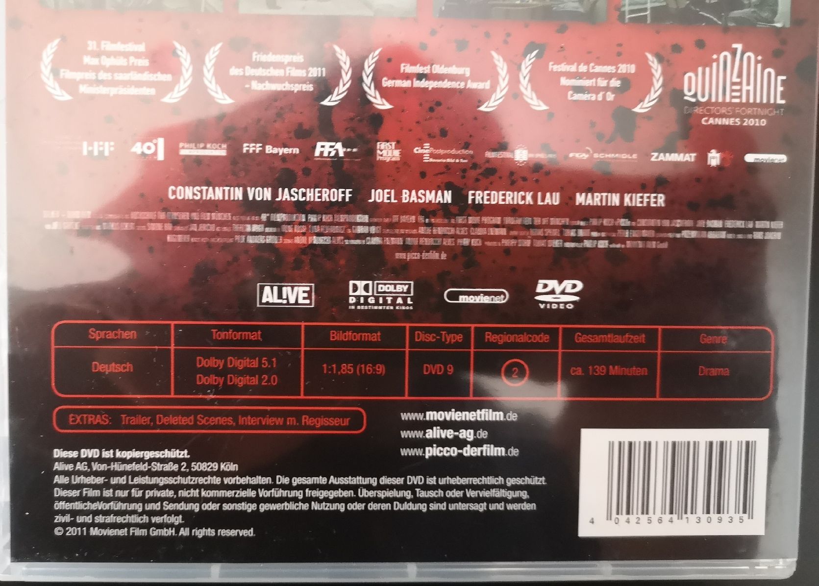 Tutti i DVDs: PICCO - Spielfilm über deutschen Jugendknast – Usato da Sierre venduto da sevenworlds 3