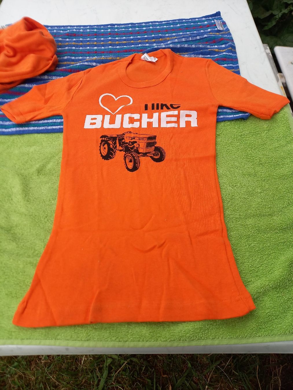 T-shirt: I like BUCHER T-Shirt Grösse M – Usato da Galgenen venduto da Allerlei8854 4