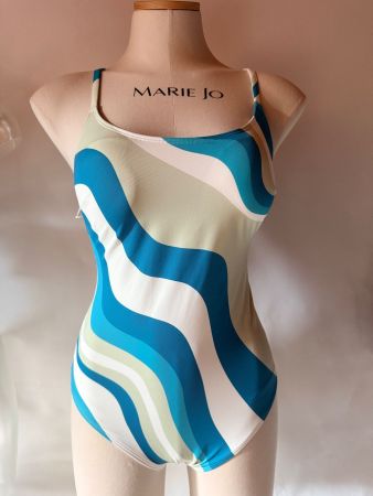 TRIUMPH, Badekleid SUMMER Mix & Match, Grösse 40C Blau/Weiss