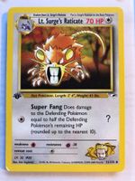 Lt. Surge's Raticate 1st (unc.) Gym Heroes - LP - ab 1.-