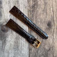 19mm Leather Watch Strap Vintage Uhrenarmband