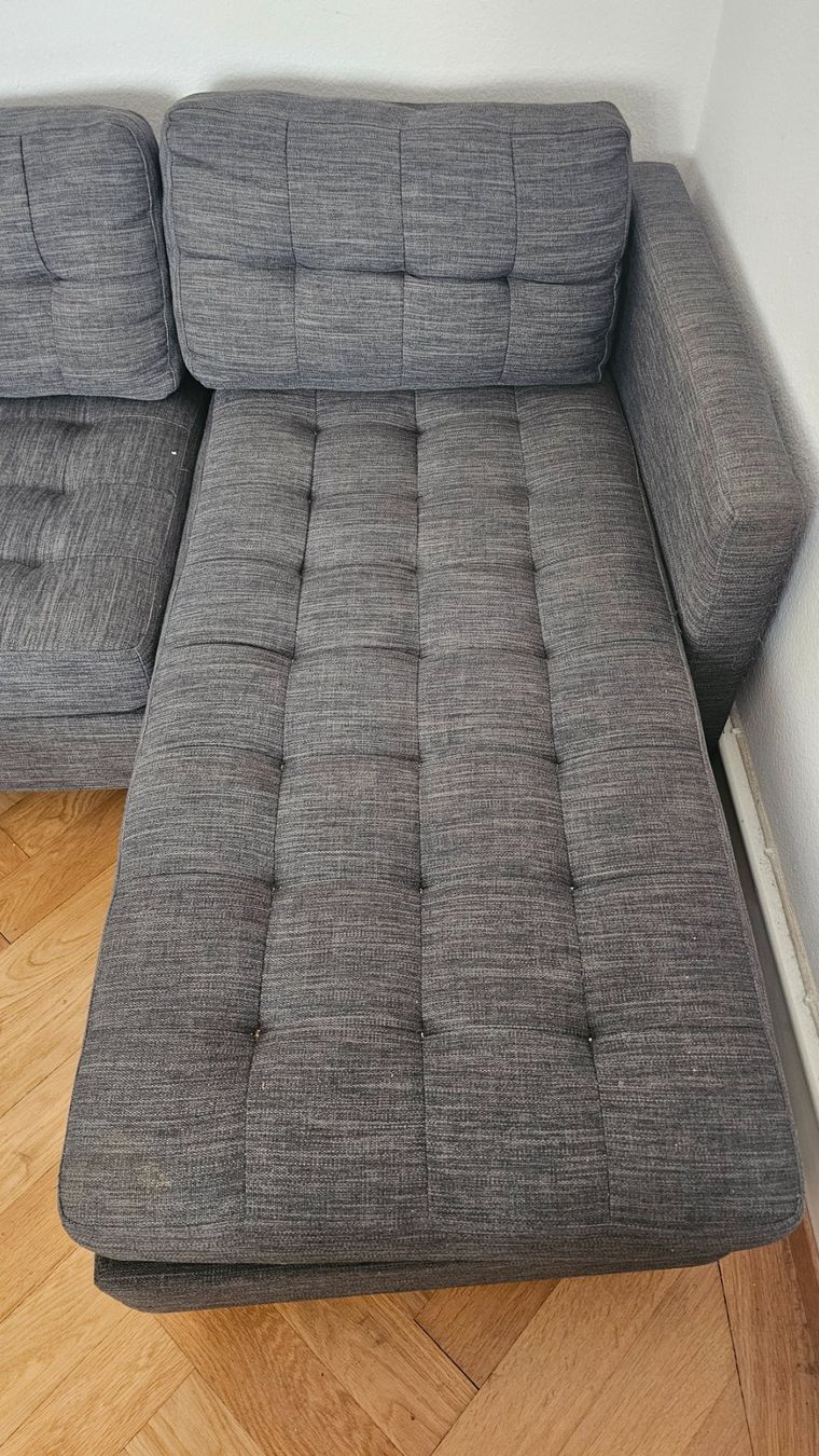 Sofas: Canapé d'angle gris – D'occasion à Fribourg par KayaP 2