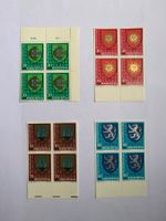 Pro Juventute 1980 und 1981 vierer Blocks **