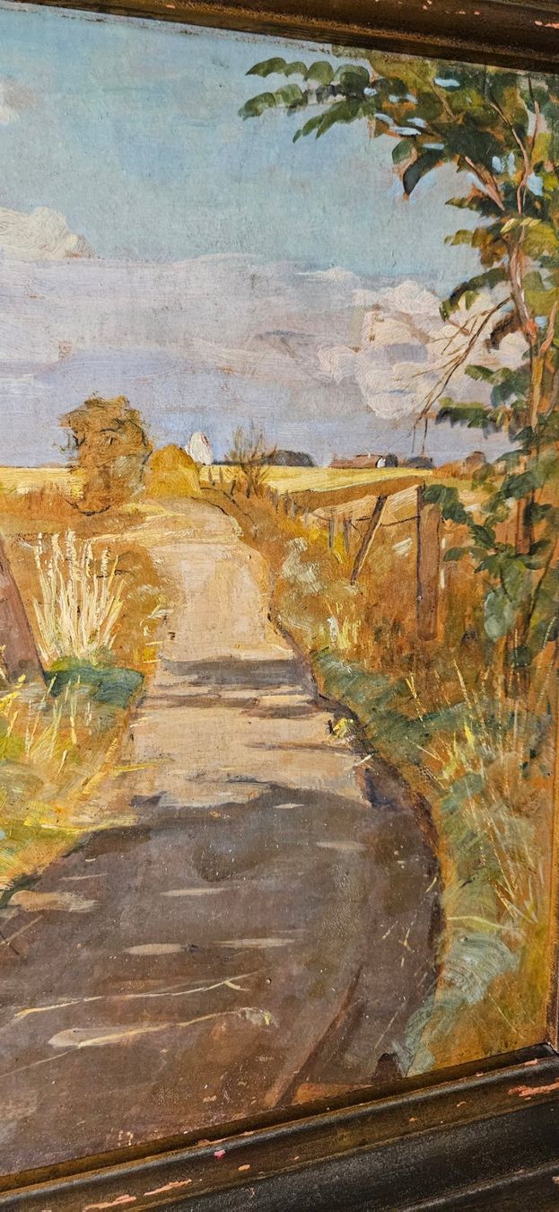 Dipinti: Ölbild Einar Parslev Dänischer Maler Gemälde Impressionismus – Usato da Uttwil venduto da TG-Lupa 1