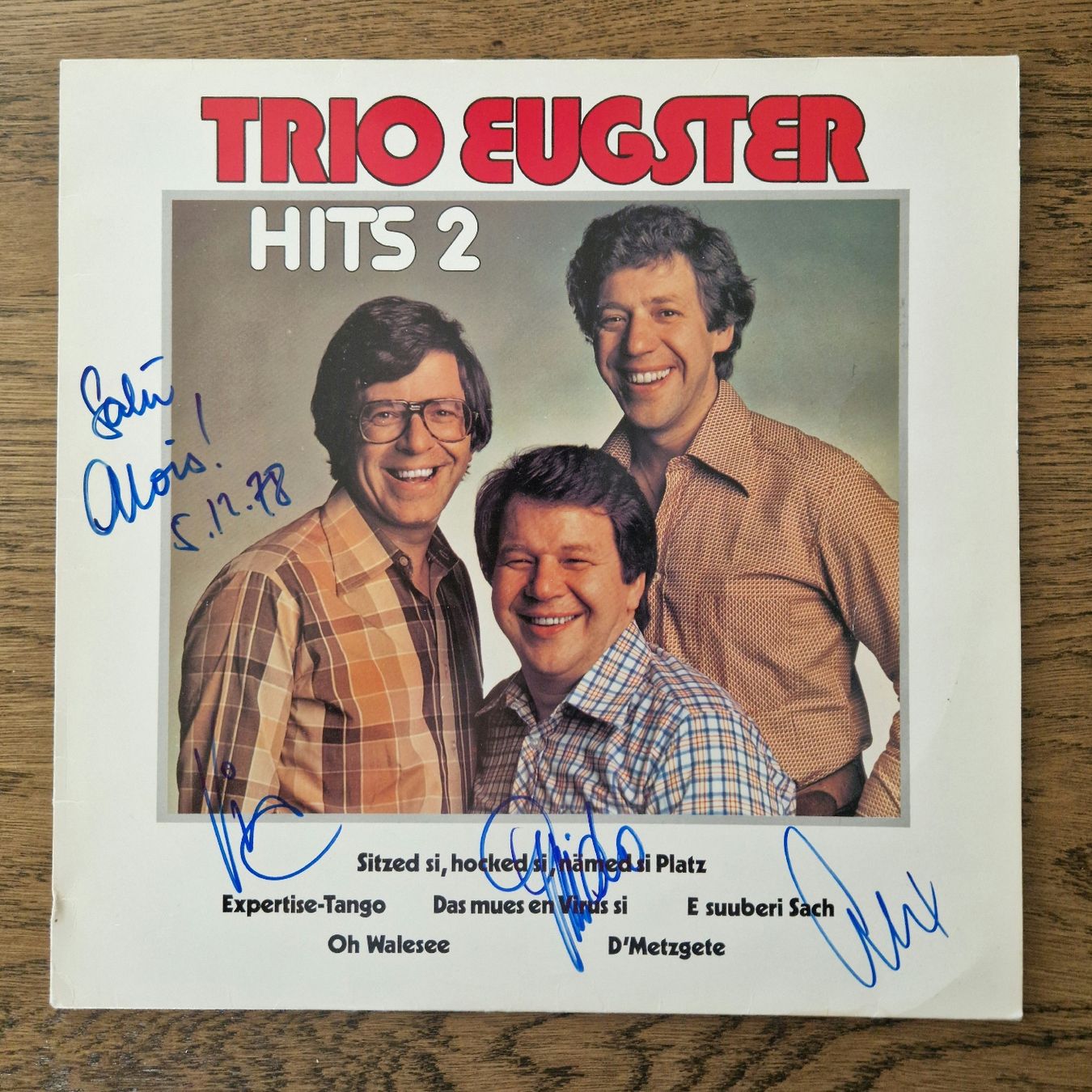Dischi in vinile: Schallplatte Eugster, Original Autogramme, 1978 – Usato da Ebikon venduto da Donar50