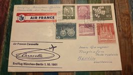 1961 Erstflug Air France München - Berlin