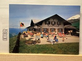 Ak Flyer von Gasthof Bühlberg in Lenk