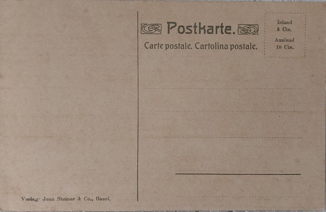 Cartoline postali: BASEL - Strassburgerdenkmal – Usato da Delémont venduto da Domdom1 1