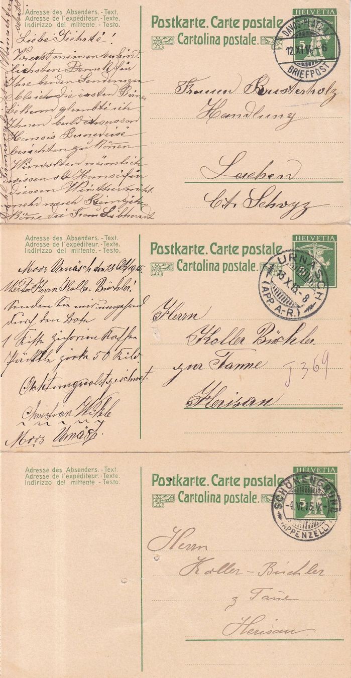 Tutti i francobolli: 50 Stk. Alte CH Postkarten, Karten – Usato da Münchwilen AG venduto da Nesar 9