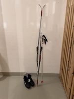 Cross country ski set Fischer Shoes Salomon used once