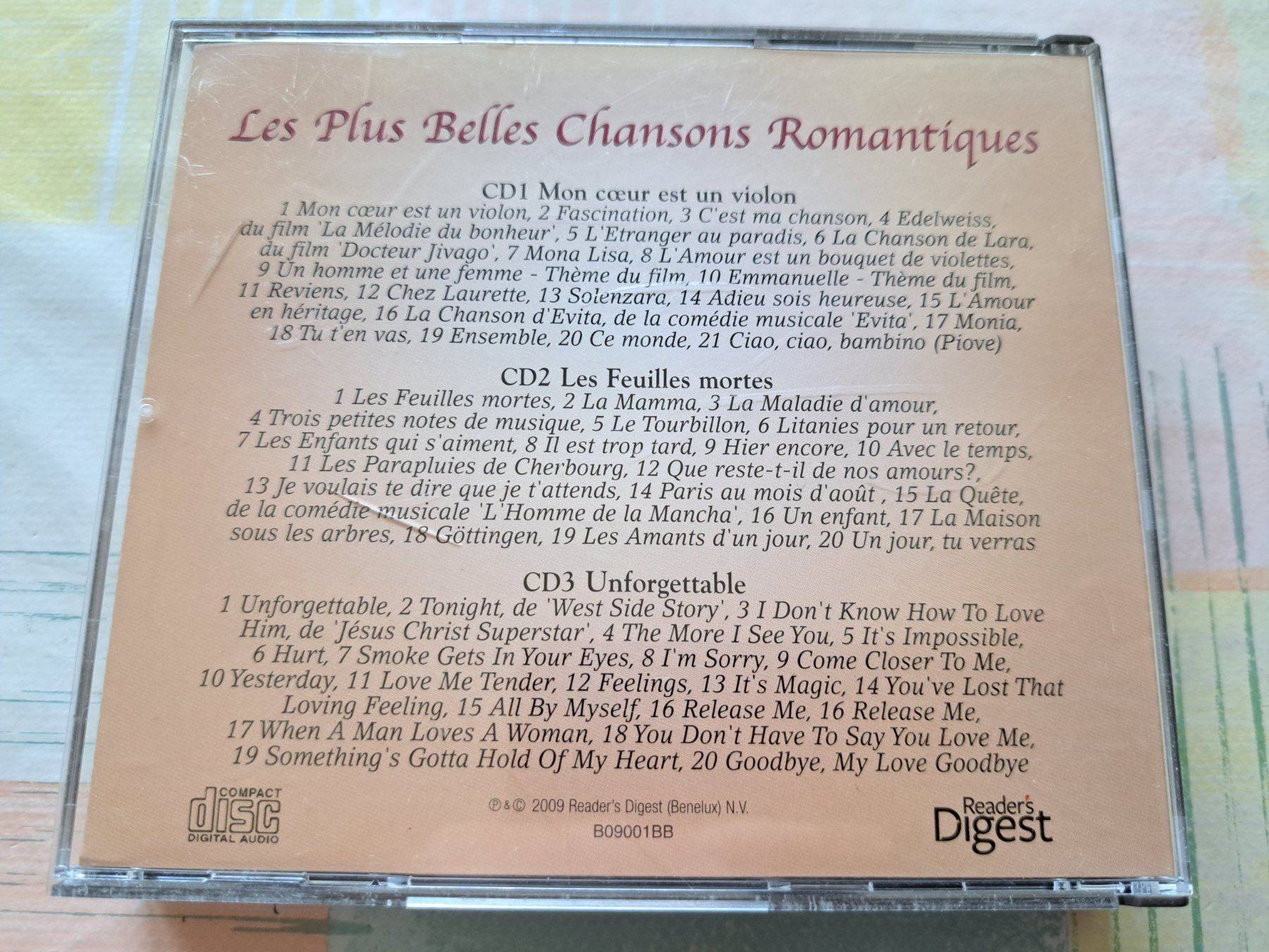 CDs: 3 Cds les plus belles chansons romantiques – Gebraucht aus Pully von bro_n52j 2