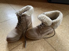 Damenschuhe Stiefel Tamaris beige Grösse 38