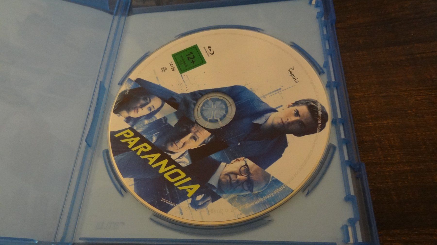 Tutti i DVDs: Paranoia - Riskantes Spiel BLU-RAY – Usato da Olten venduto da Disc-Verkauf 1