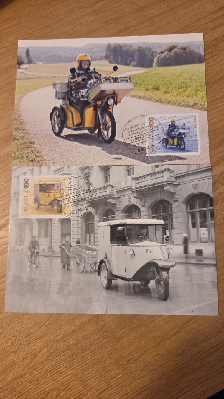 Tutti i francobolli: 2013 FDC Maximumkarte Die Post – Usato da Arni AG venduto da Moth68
