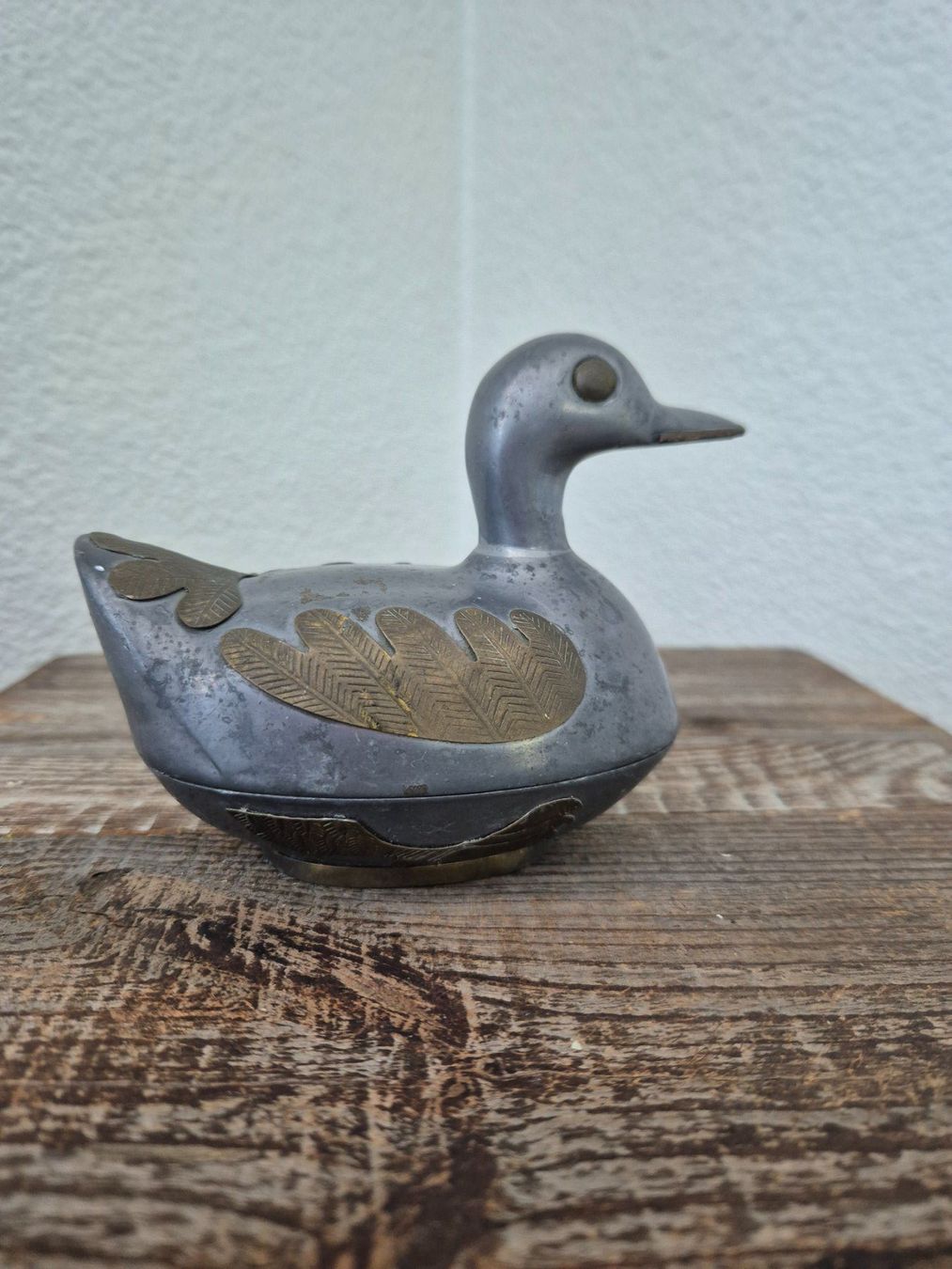Statuette: Antike Enten Dose  / 500 Gramm schwer – Usato da Berg SG venduto da Bolle01 1