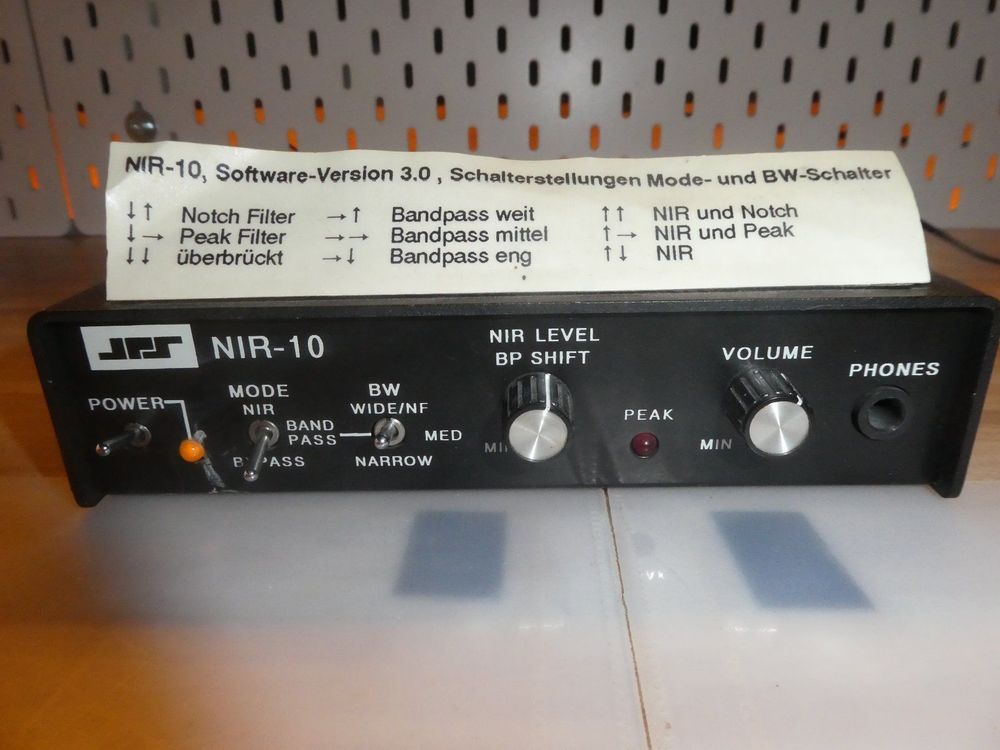 Filtre Audio JPS NIR 10 - Universal - Occasion