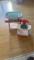 Ecoiffier Puppenpflege Set Badewanne Hochstuhl gebraucht