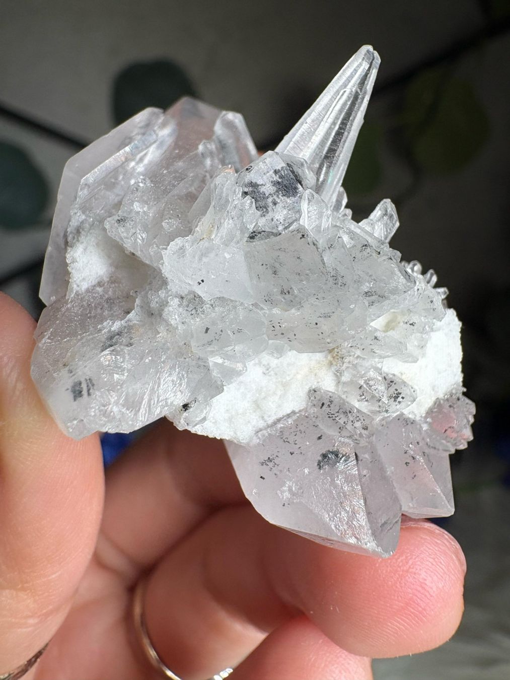 Minerali & Pietre curative: Kolumbianischer Lemurian-Quarz-Cluster – Nuovo (secondo la descrizione) da Neuheim venduto da m.hald 4
