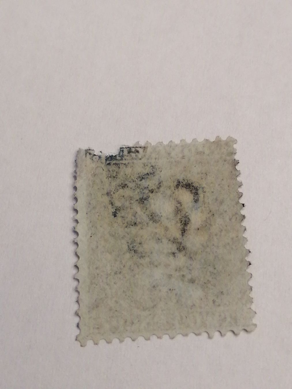 Alle Briefmarken: Two Pence Blue 1855  – Gebraucht aus Happerswil von tschergi 1