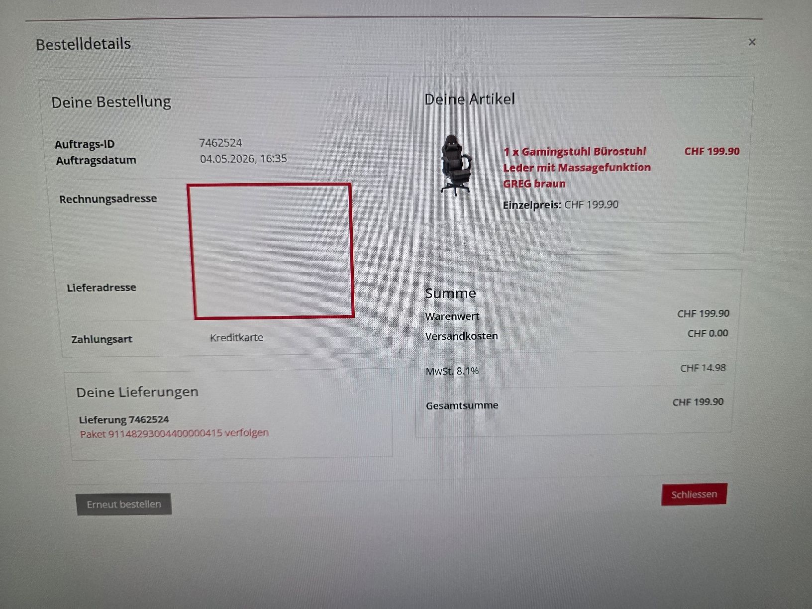 Sessel: Gaming Stuhl aus Kunstleder – Gebraucht aus Baden von mir_x2jt 1