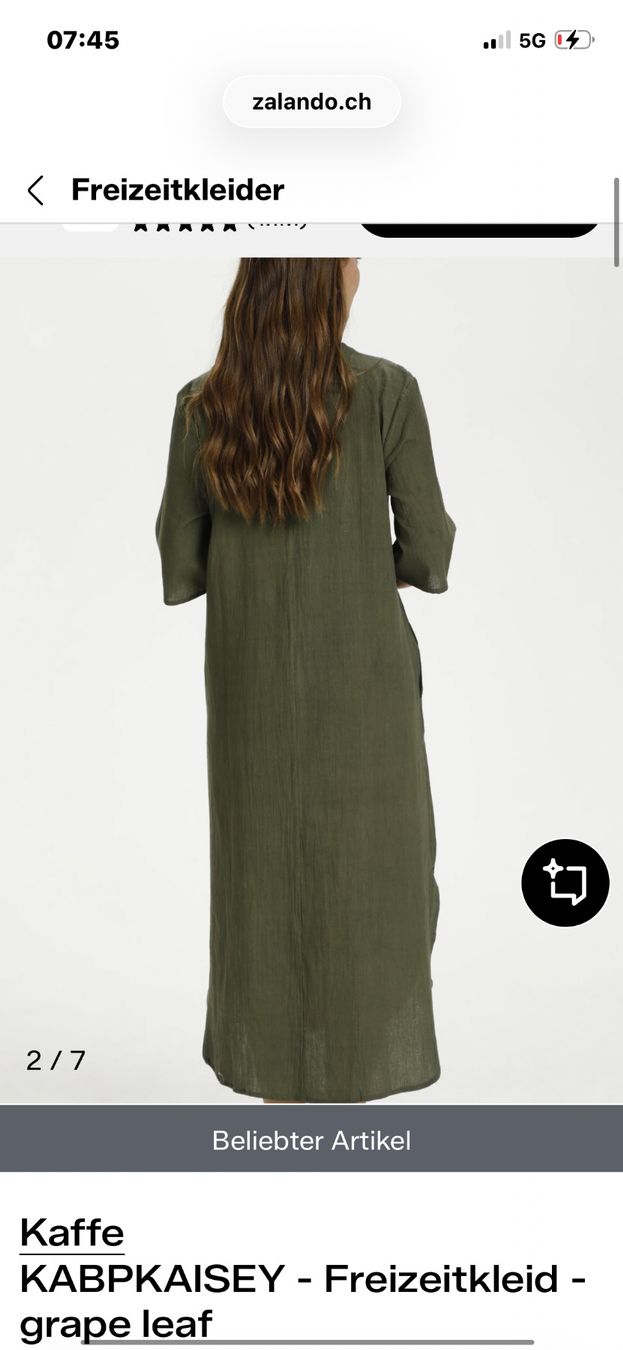Vestiti: Freizeitkleid XL Marke Kaffe grape leaf – Nuovo (secondo la descrizione) da Dübendorf venduto da Aber_trotzdem 1