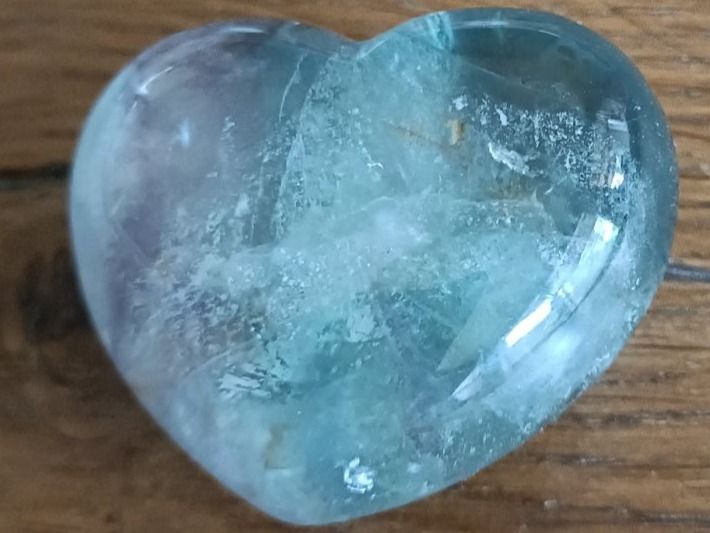 Mineralien & Heilsteine: Herz Fluorit – Neu (gemäss Beschreibung) aus Rotkreuz von Basana2