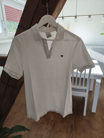 Herren Polo Shirt weiss Grösse S