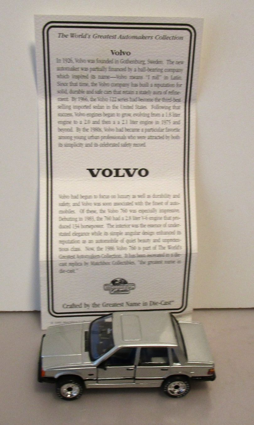 Volvo Modellini d'auto: MATCHBOX VOLVO 760 ULTRA COLLECTION 1995 – Nuovo (secondo la descrizione) da Chêne-Bourg venduto da breno56 3