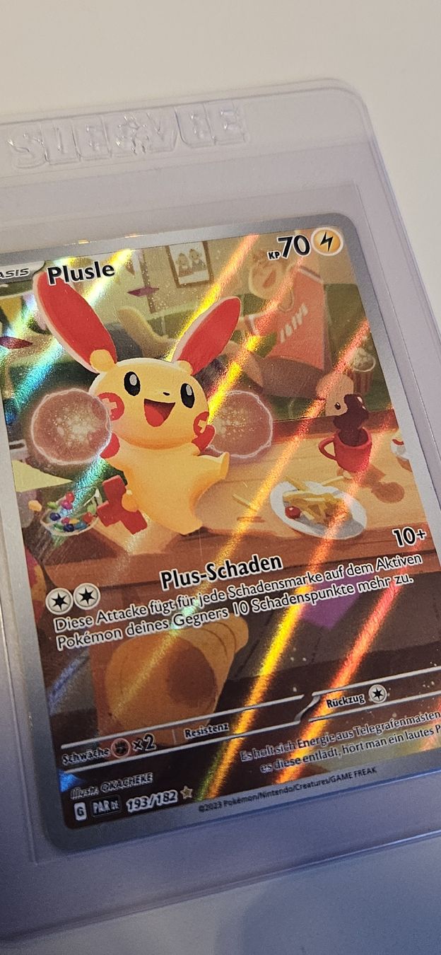 Pokémon Carte collezionabili: Plusle 193/182 Paradox Rift DE – Usato da Belp venduto da Ginus85 1