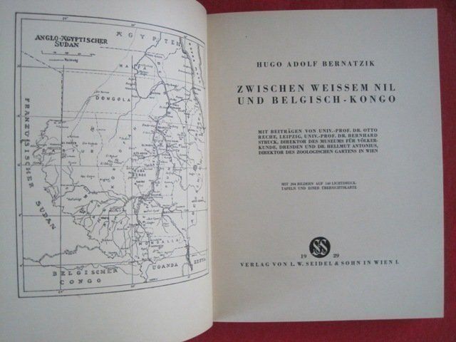 Libri: BERNATZIK H.A.:ZWISCHEN WEISSEM NIL .... – Usato da Zürich venduto da Fredor01 1