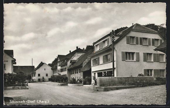 Cartoline postali: Schinznach-Dorf, Strassenpartie mit Gast – Usato da Berlin venduto da bartko-reher