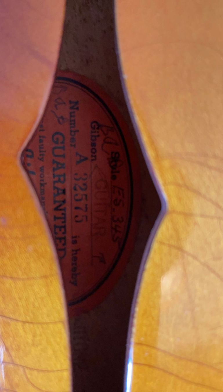 Gibson Strumenti musicali: Gibson ES-345 1959 – Usato da Hünenberg See venduto da MDEEP 6