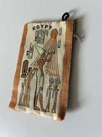Kleiner Beutel aus Ägypten mit Reissverschluss, Top!