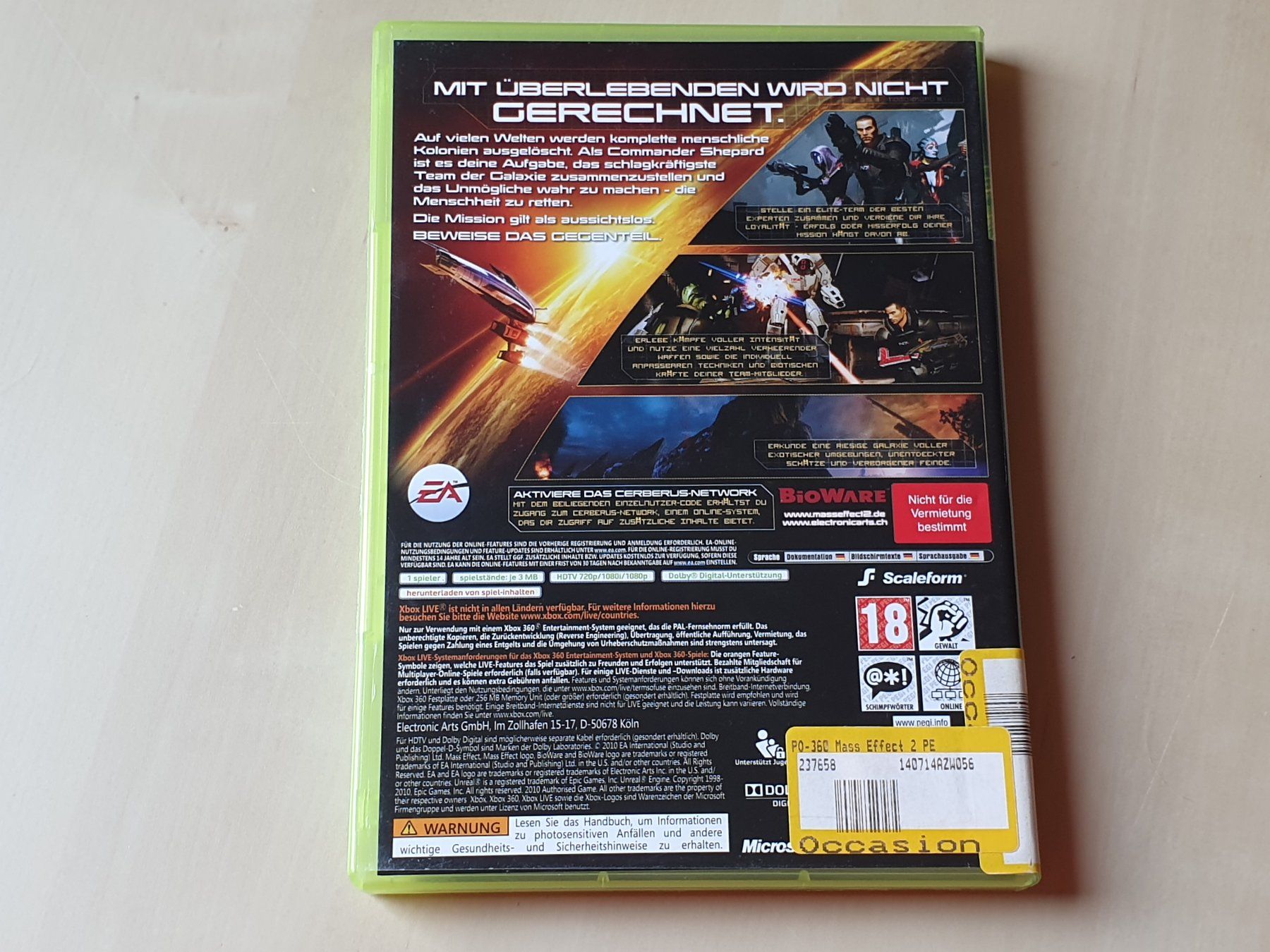 Microsoft Giochi: Mass Effect 2 – Usato da Stansstad venduto da collectorsshop 1