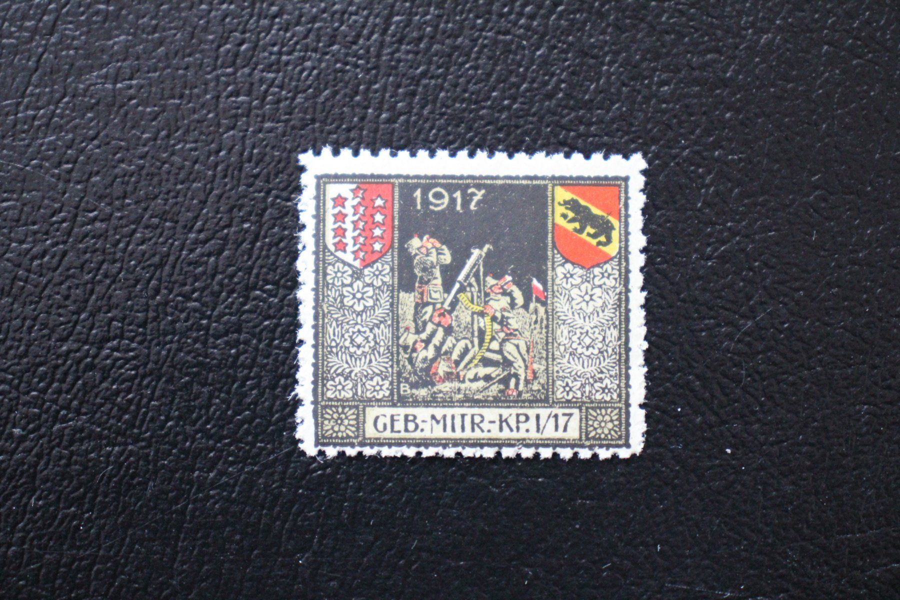 Alle Briefmarken: GEB.-MITR.-KP.I/17 Soldatenmarke 1917 – Gebraucht aus Wiedlisbach von Hrudolfo