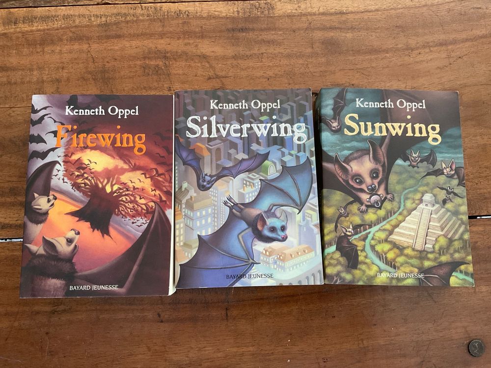 Lot 3 livres K. Oppel : Firewing, Silverwing, Sunwing📚🦇🦇 (D'occasion) à ...