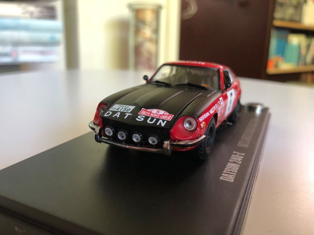 Datsun Fairlady 240Z Rallye Monte Carlo 1972 #5 – Hachette 1/24 – Comme Neuve