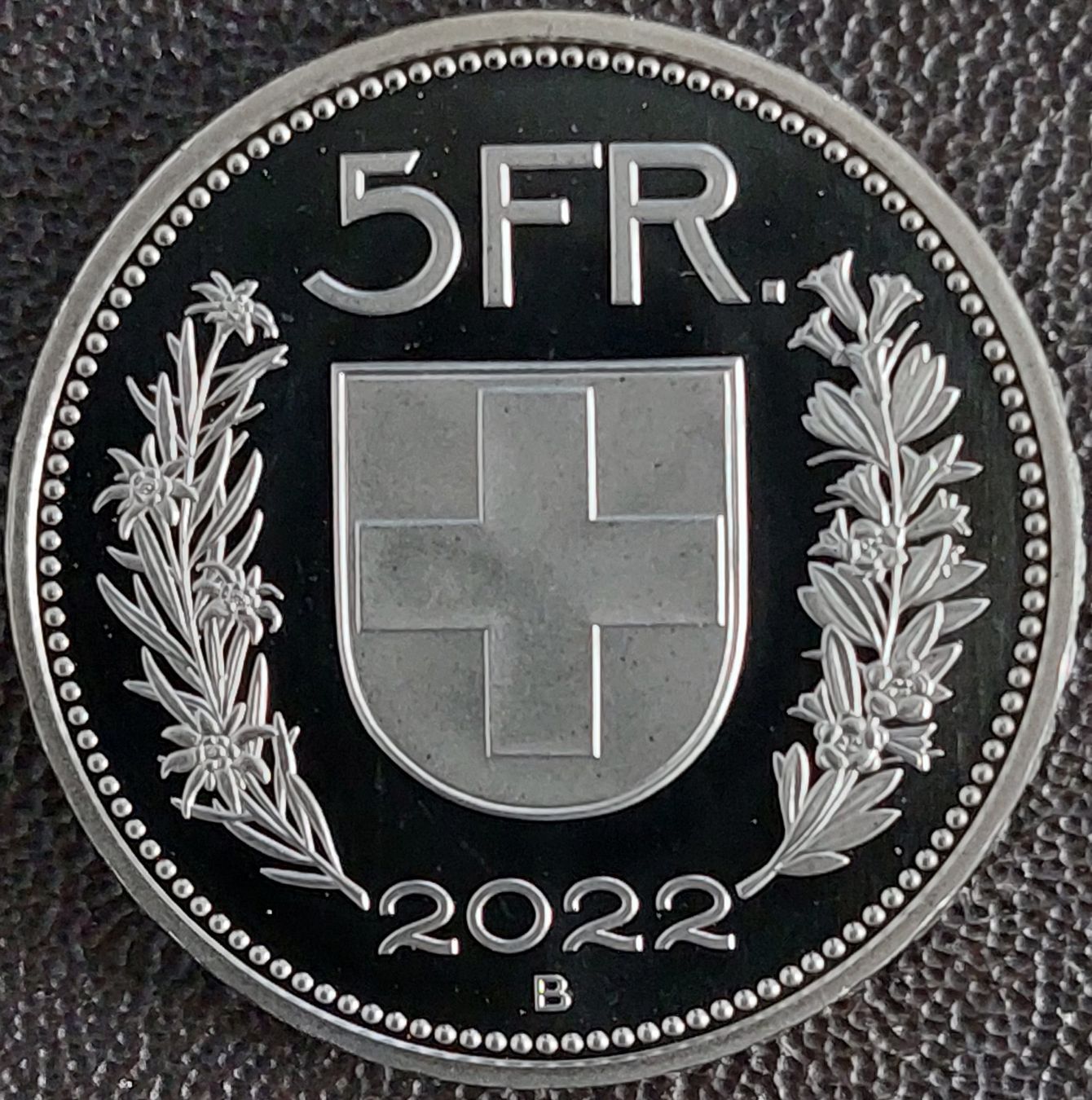 Alle Münzen: 5 Franken 2022 stgl. / aus Münzsatz – Neu (gemäss Beschreibung) aus Arch von coinsandmore
