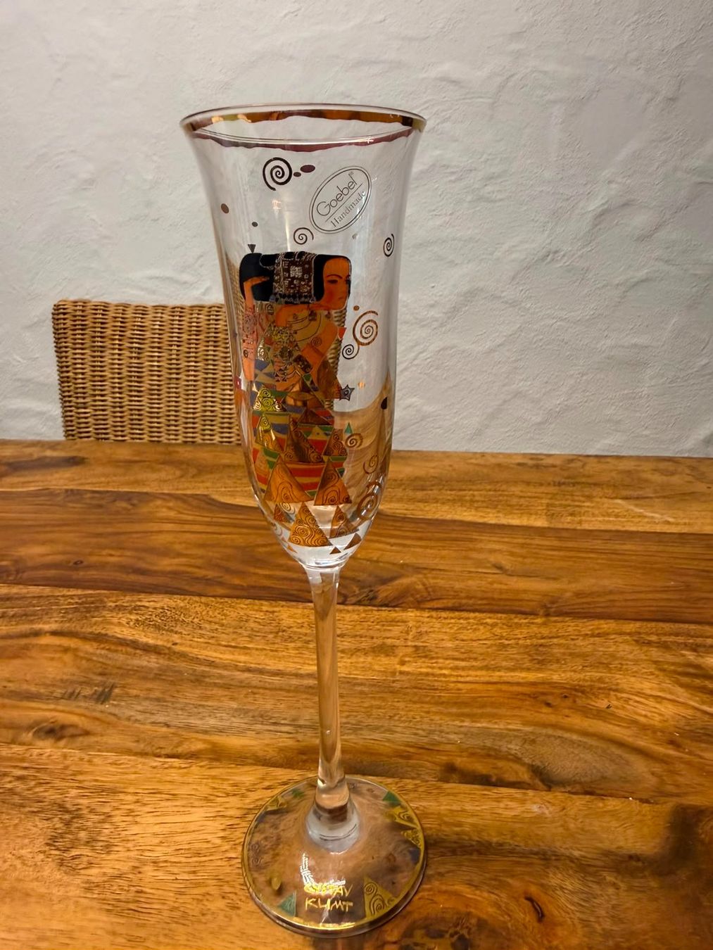 Gläser: Sekt Glas Gustav Klimt – Gebraucht aus Lutzenberg von elb_tq62