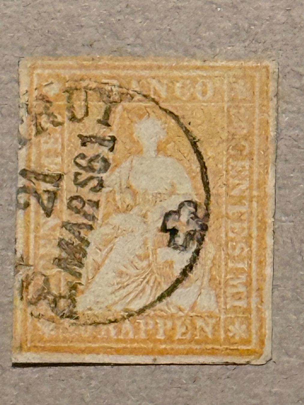 Alle Briefmarken: 25, Strubel, Porrentruy – Gebraucht aus Aarau von hilde47