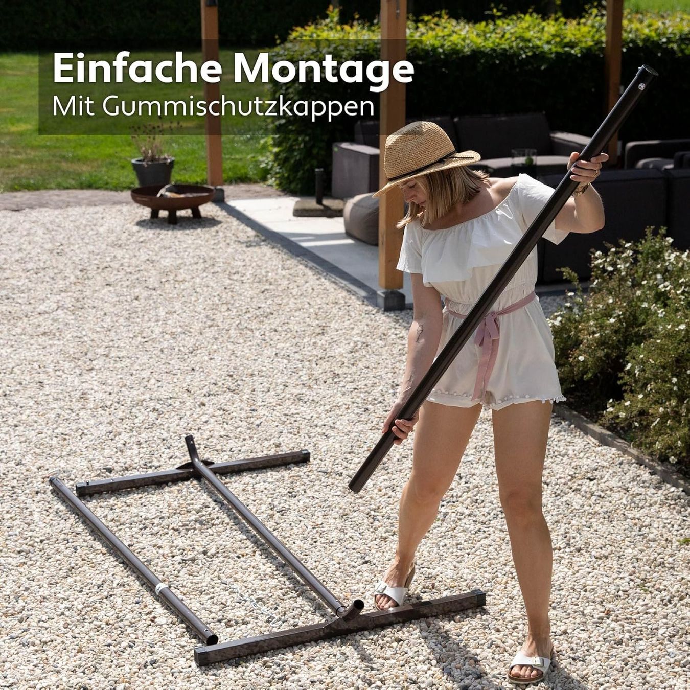 Amache: Doppelhängematte Ständer Outdoor Garten Pool Balkon – Nuovo e nell'imballaggio originale da Schaffhausen venduto da AllesMussRaus60 7