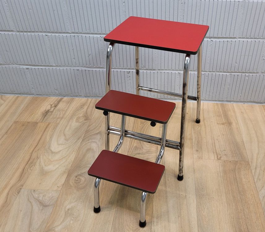 1970s Step-Stool, Tritthocker, 3-Tritt, Hocker Klapphocker | Kaufen auf ...