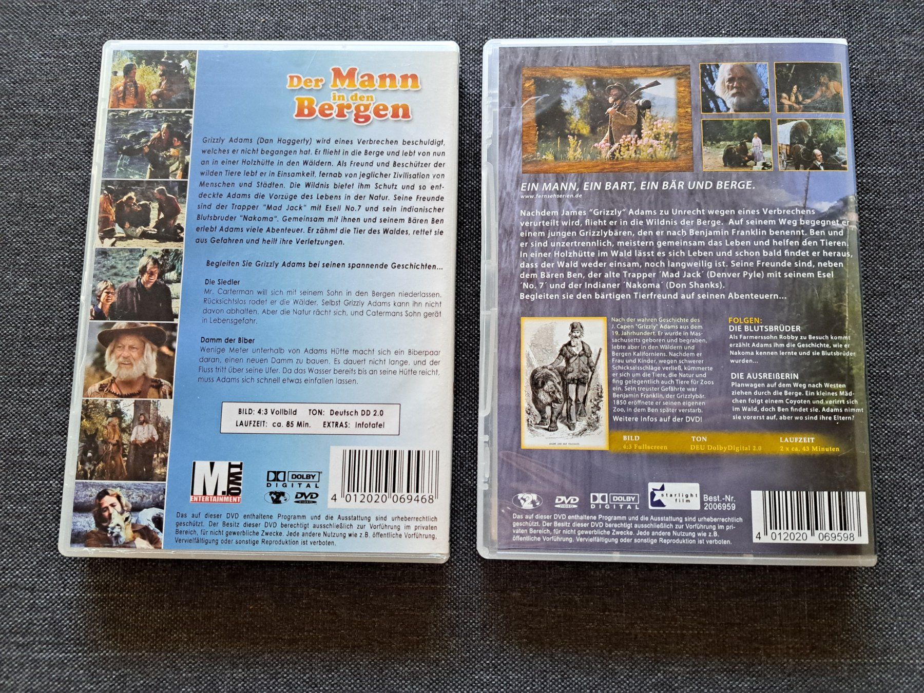Alle DVDs: Der Mann in den Bergen, DVD I und II – Gebraucht aus Unterseen von Kanica 1