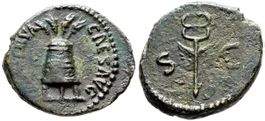 NERVA bronze quadrans (96-98 AD)